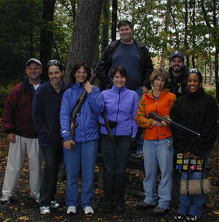 Group In the Woods